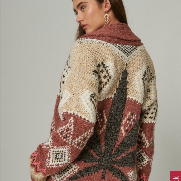 Lucky Brand Sweaters - Lucky Brand Los Angeles Cannabis Long Cardigan Sz. M